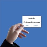 Find your inner peace Sticker - Image 2