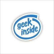 Geek inside Sticker