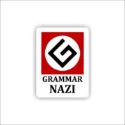 Grammar Nazi Sticker