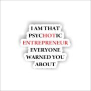 Hot Entrepreneur Sticker