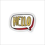 Hello Sticker