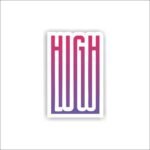 High low Sticker