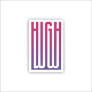 High low Sticker