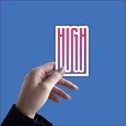 High low Sticker - Image 2
