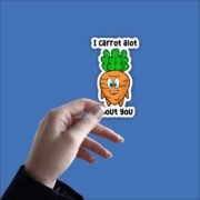 I Carrot A lot Sticker - Image 2