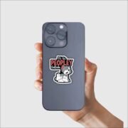 It's too peoplely Outside Sticker - Image 4
