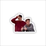 Joey And Chandler Sticker