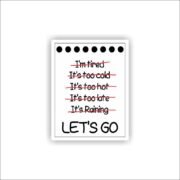Let's go Sticker