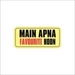 Main apna favorite hu Sticker