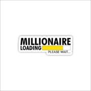 Millionaire Loading Sticker