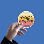 Mindset is everything Sticker - Image 2