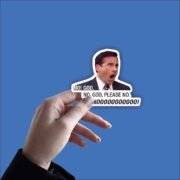 No God Nooo Sticker - Image 2