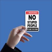 No people beyond this point Sticker - Image 2