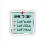 Note To Self Sticker