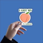 Out in gorgia Sticker - Image 2