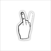 Peace sign Sticker