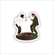 Pulp Fiction Dance Sticker