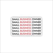 Small business owner Sticker