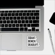 Squat, Bench, Deadlift Sticker - Image 3