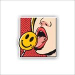 Suckin' too hard on your lollipop Sticker