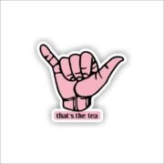 Thats the tea Sticker