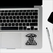 Think Like A Proton Sticker - Image 3