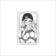 Waifu Peace Sticker