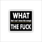 What the fuck Sticker