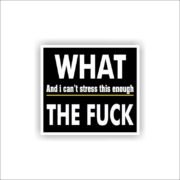 What the fuck Sticker