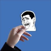 Yao Ming Meme Face Sticker - Image 2