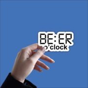 beer o clock Sticker - Image 2