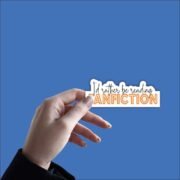 I'd be rather reading fanfiction Sticker - Image 2