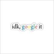 Idk, google it Sticker