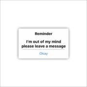 Im out of my mind Sticker