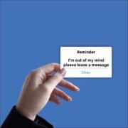 Im out of my mind Sticker - Image 2