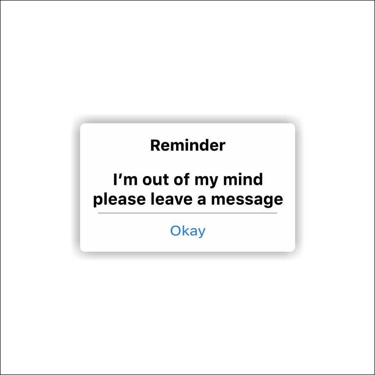 im out of my mind Im out of my mind Sticker - Image 1