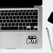 Im the boss Sticker - Image 3