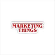 Marketing things Sticker