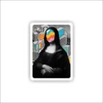 Mona lisa meltdown Sticker