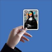 Mona lisa meltdown Sticker - Image 2