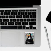 Mona lisa meltdown Sticker - Image 3