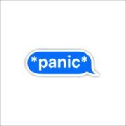 panic Sticker