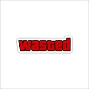 Wasted Sticker