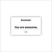 Youre awesome Sticker