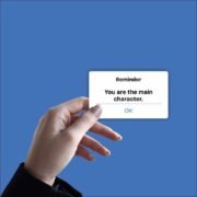 Youre the main character Sticker - Image 2