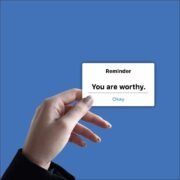 Youre worthy Sticker - Image 4